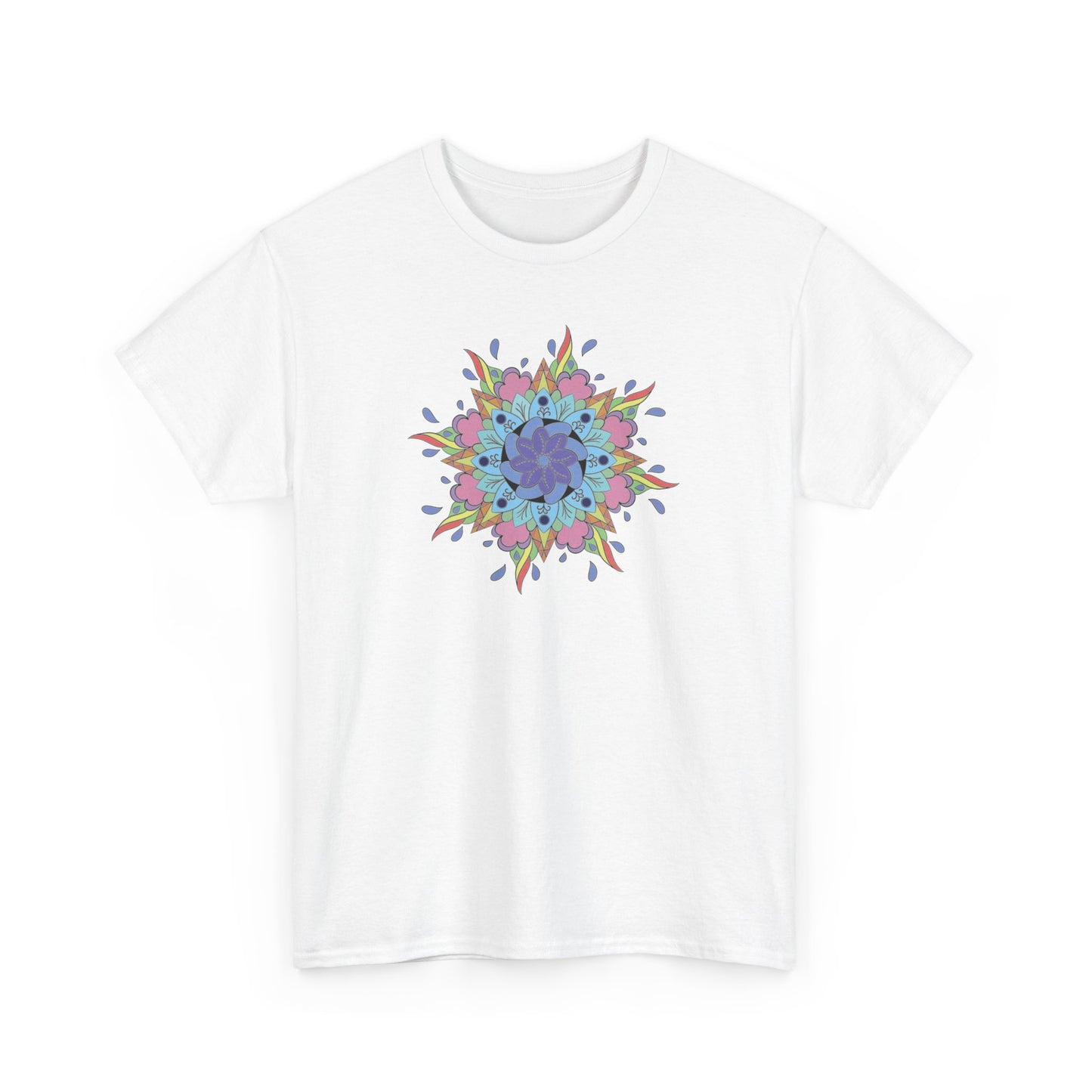 Colorful Mandala Short Sleeve Tee (030)