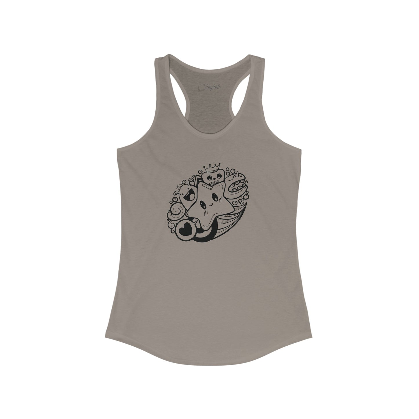 Cute Characters Racerback Tank