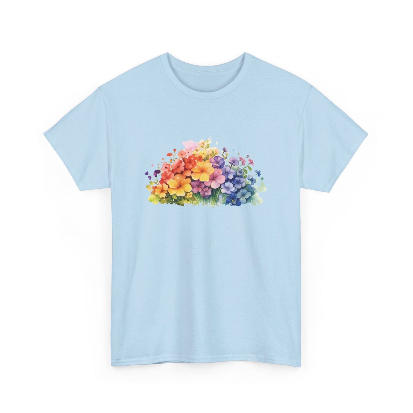 Colorful Flowers Short Sleeve Tee
