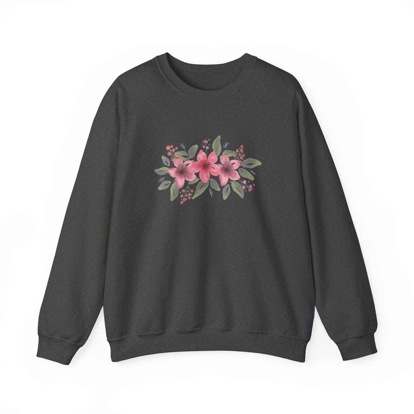 Pink Flowers Sweatshirt