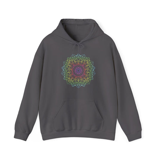 Colorful Mandala Hooded Sweatshirt (001)