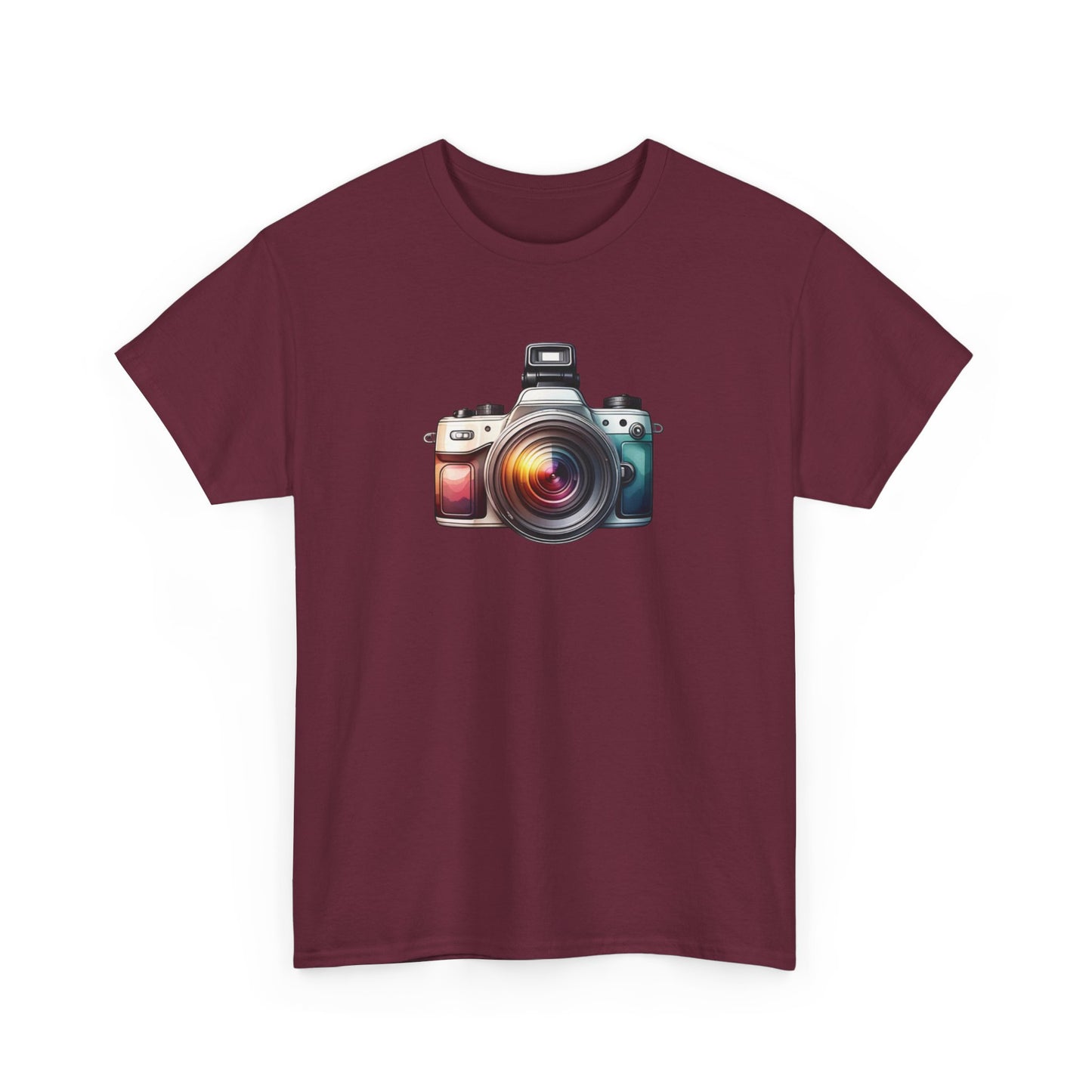 Colorful Camera Short Sleeve Tee