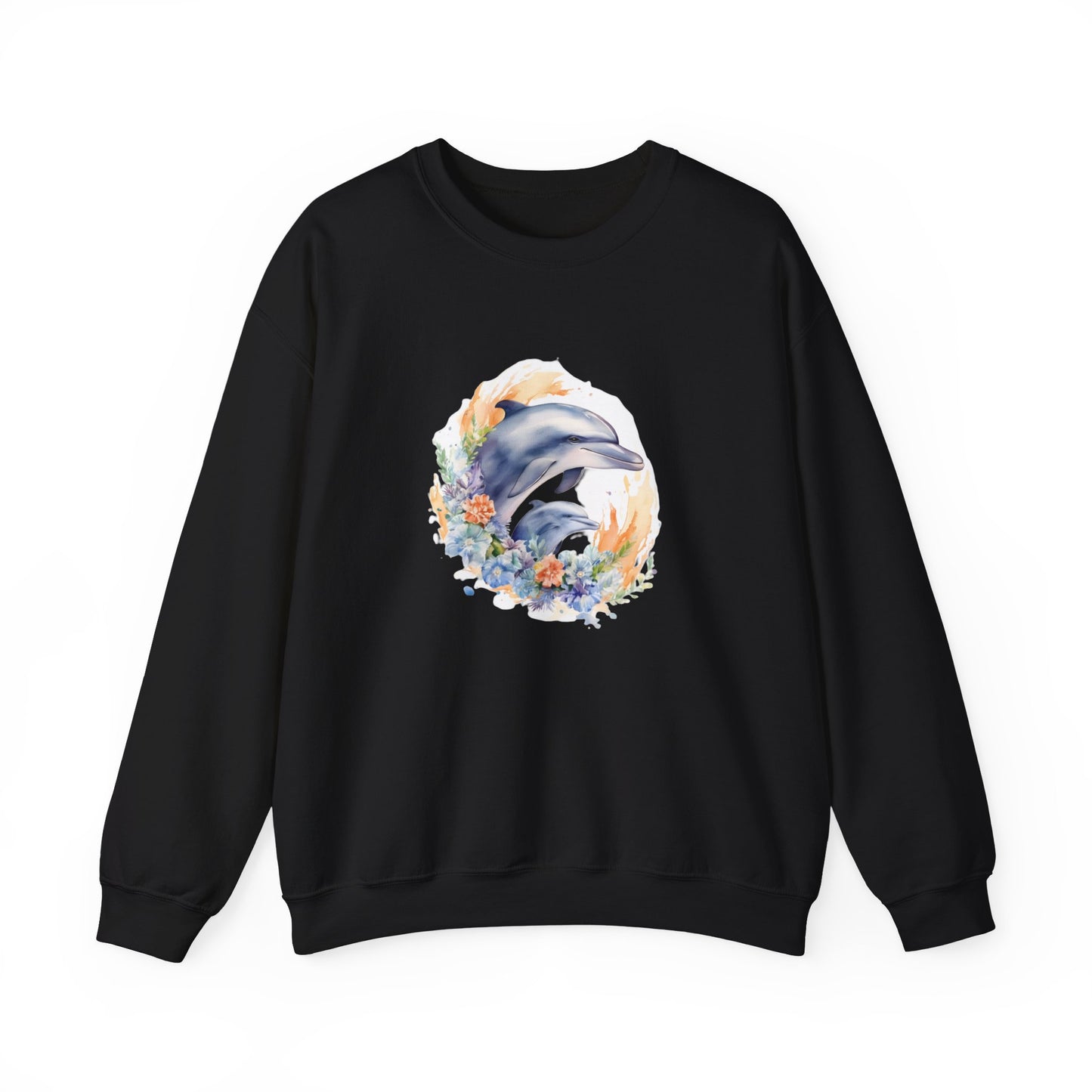 Watercolor Dolphins Sweatshirt