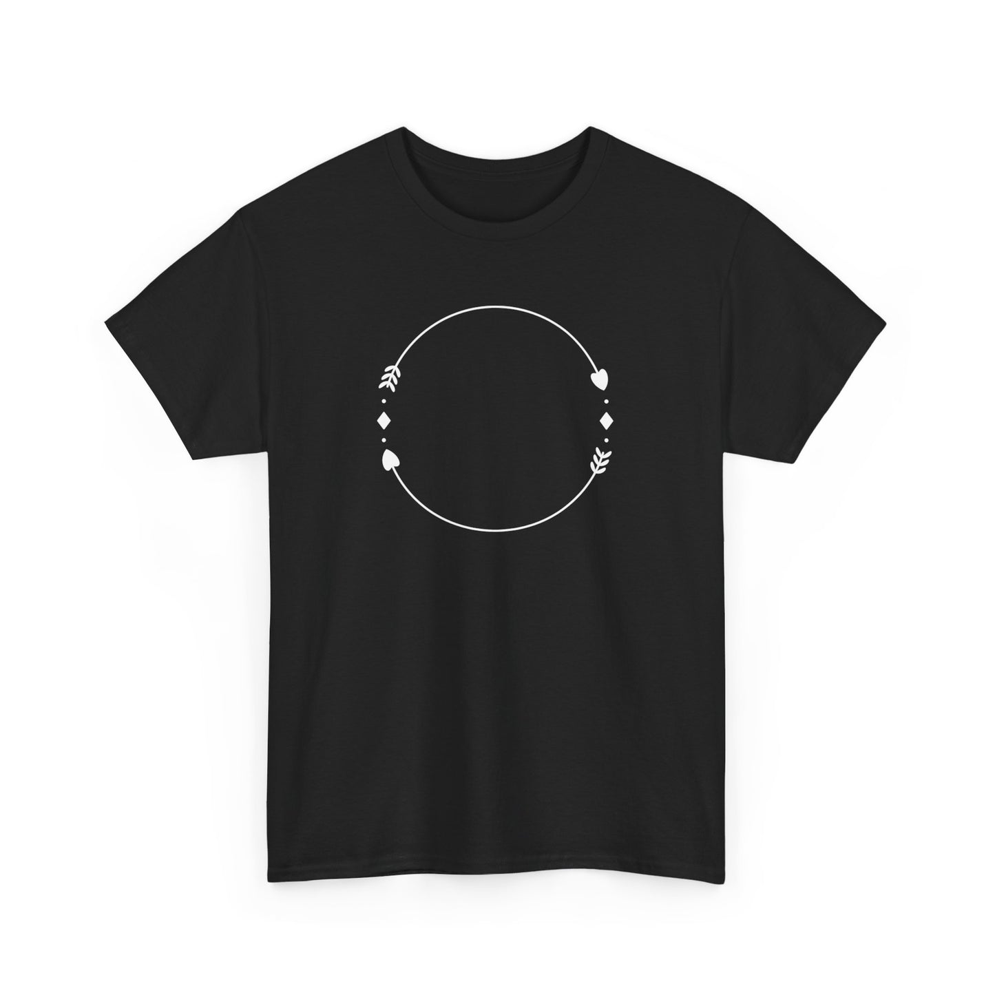 Heart and Arrow Circle Short Sleeve Tee