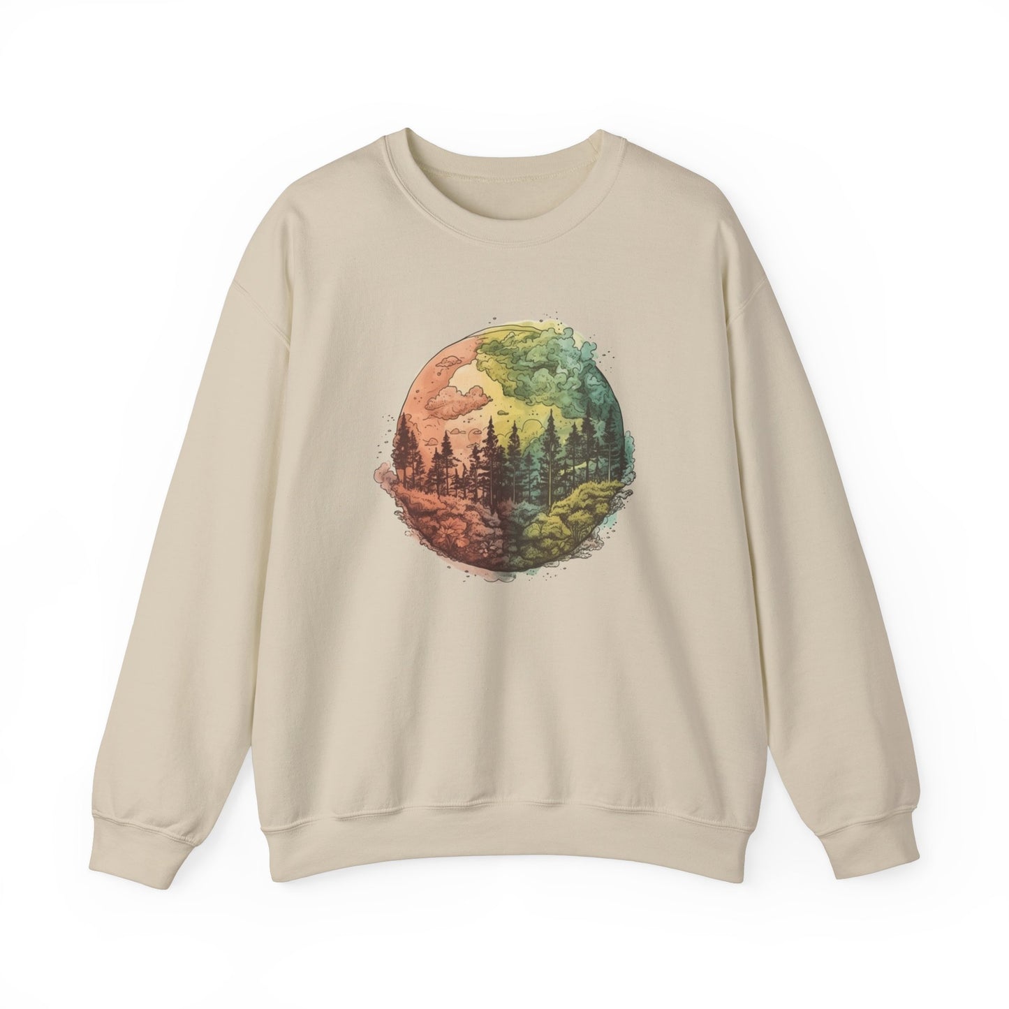 Watercolor Forest Sweatshirt