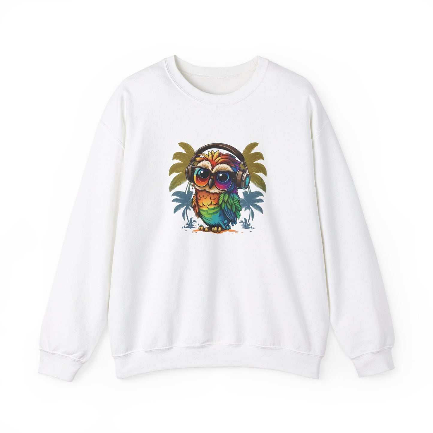 Owl with Headphones Sweatshirt