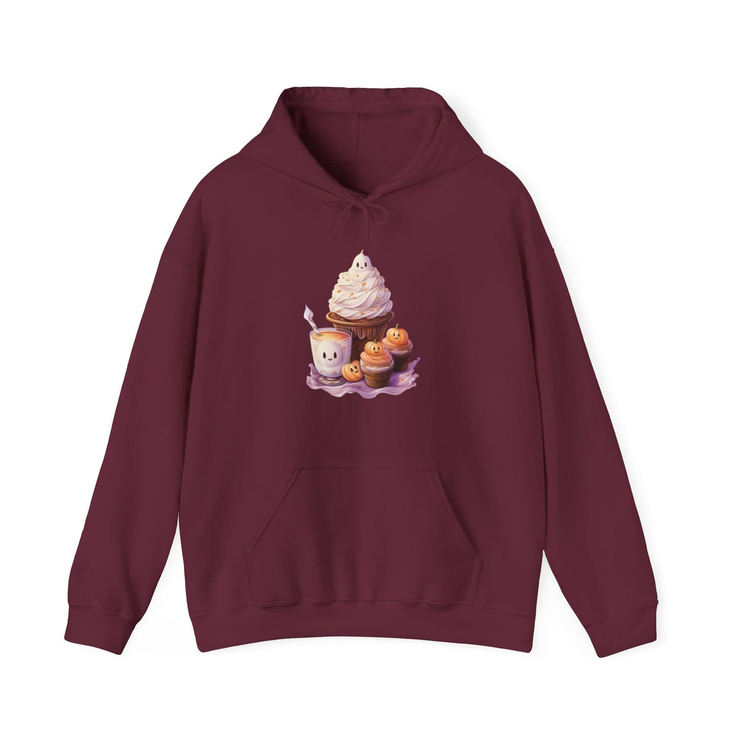 Cute Halloween Cupcakes Hooded Sweatshirt