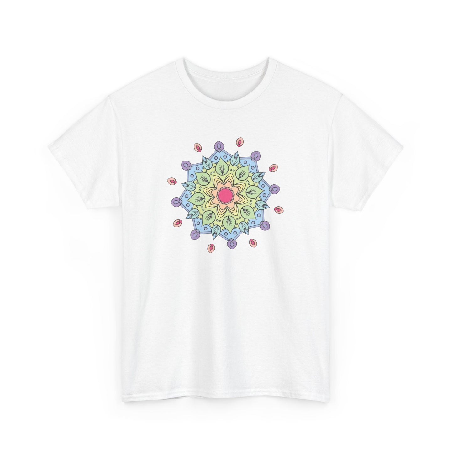 Colorful Mandala Short Sleeve Tee (009)