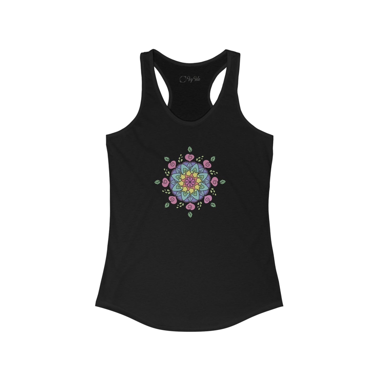 Colorful Mandala Racerback Tank (029)