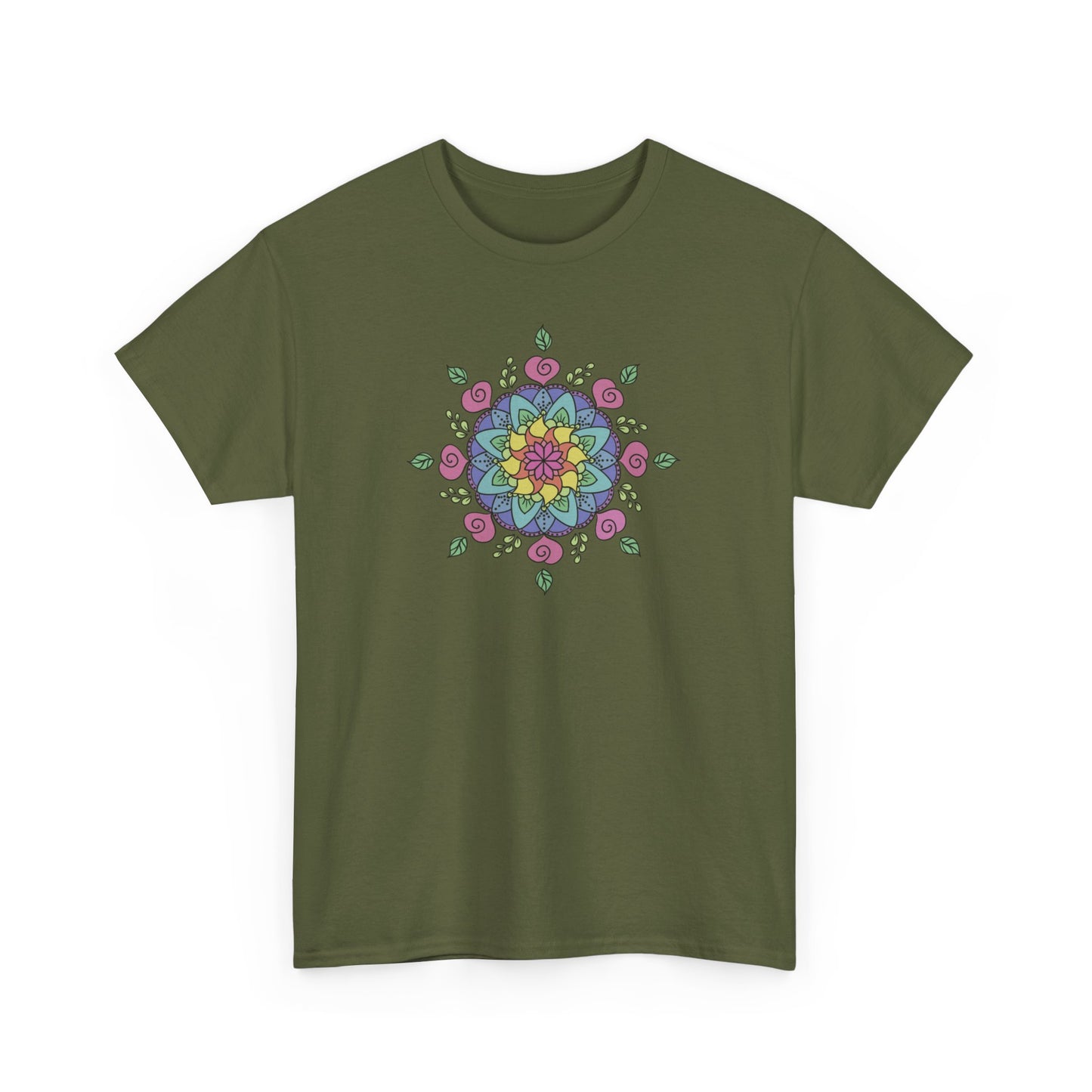 Colorful Mandala Short Sleeve Tee (029)