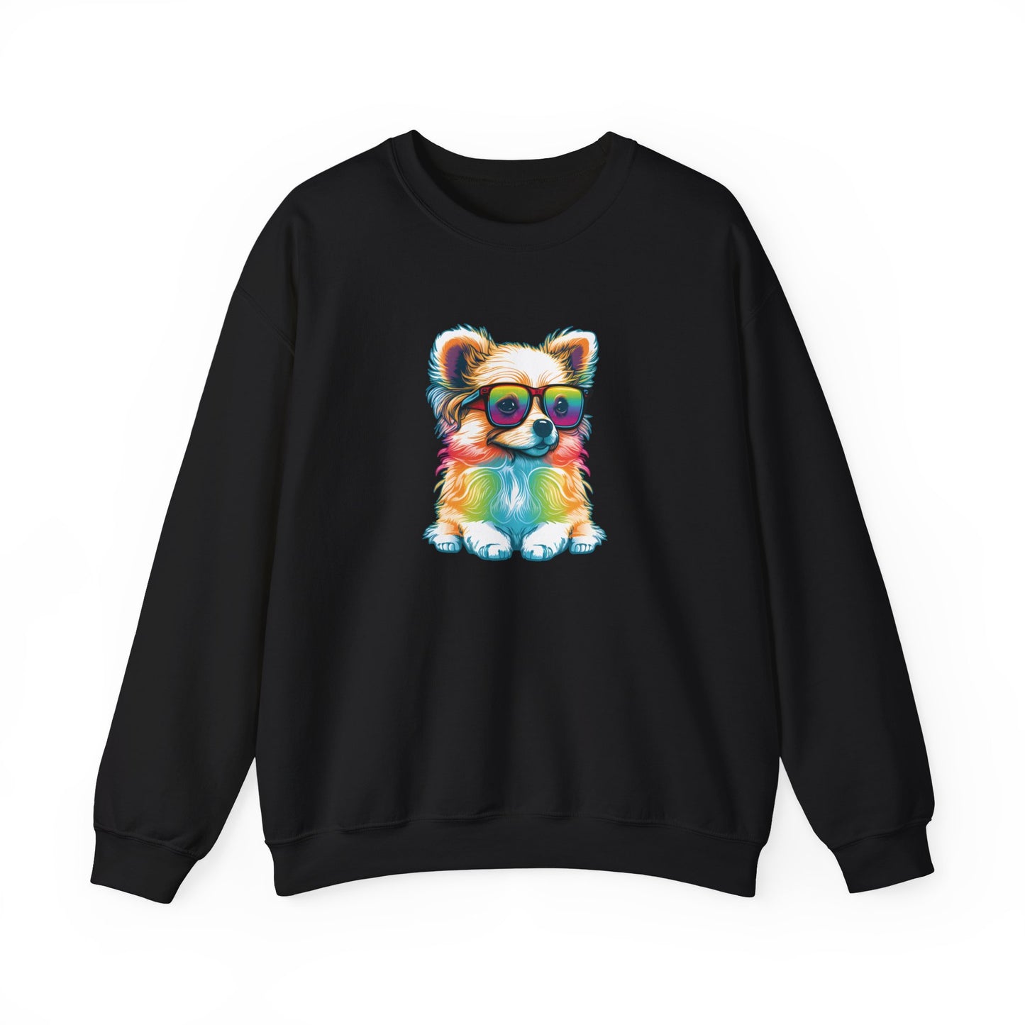 Dog with Sunglasses Sweatshirt 004