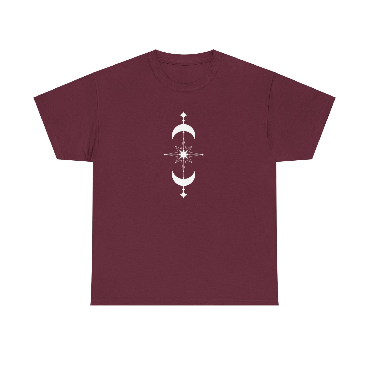 Linear Star and Moons Short Sleeve Tee