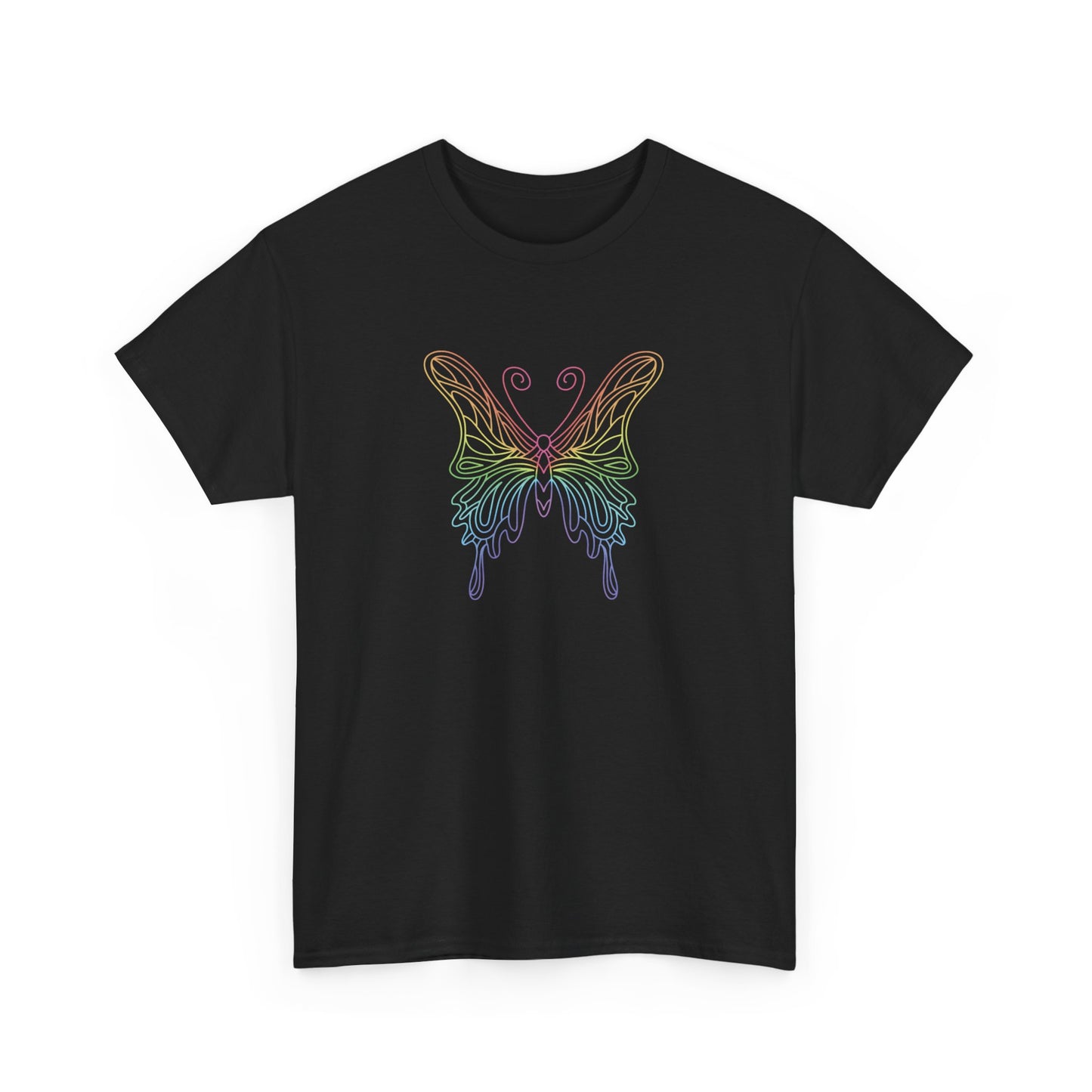 Colorful Pretty Butterfly Short Sleeve Tee