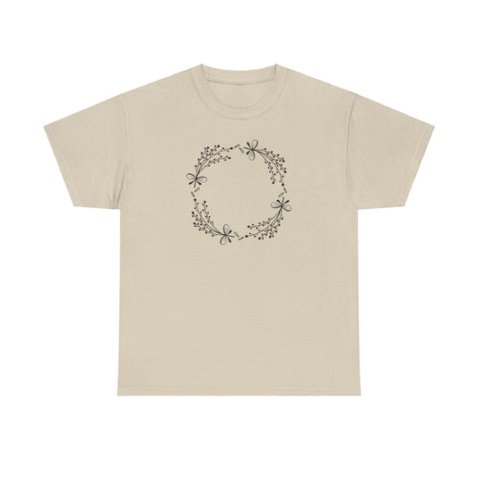 Mini Flowers Circle Short Sleeve Tee
