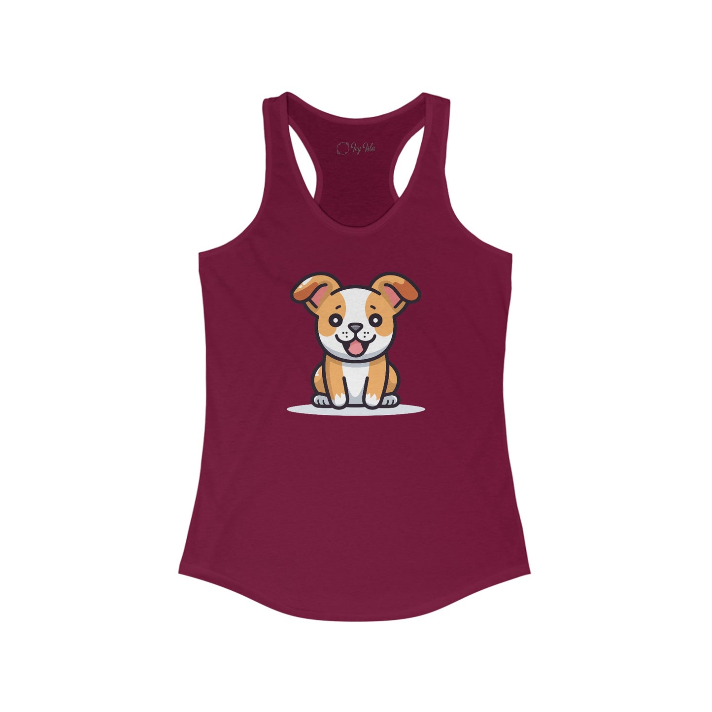 Cute Dog Racerback Tank
