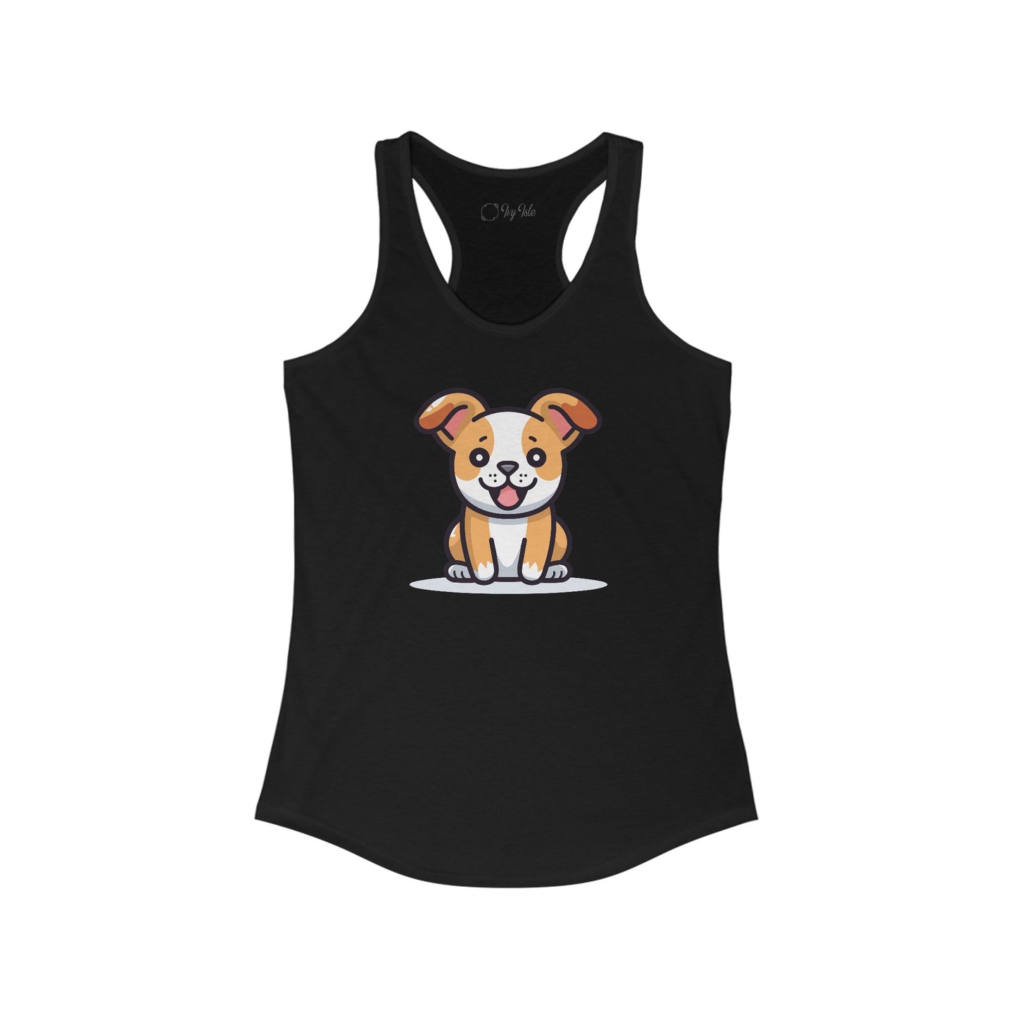 Cute Dog Racerback Tank
