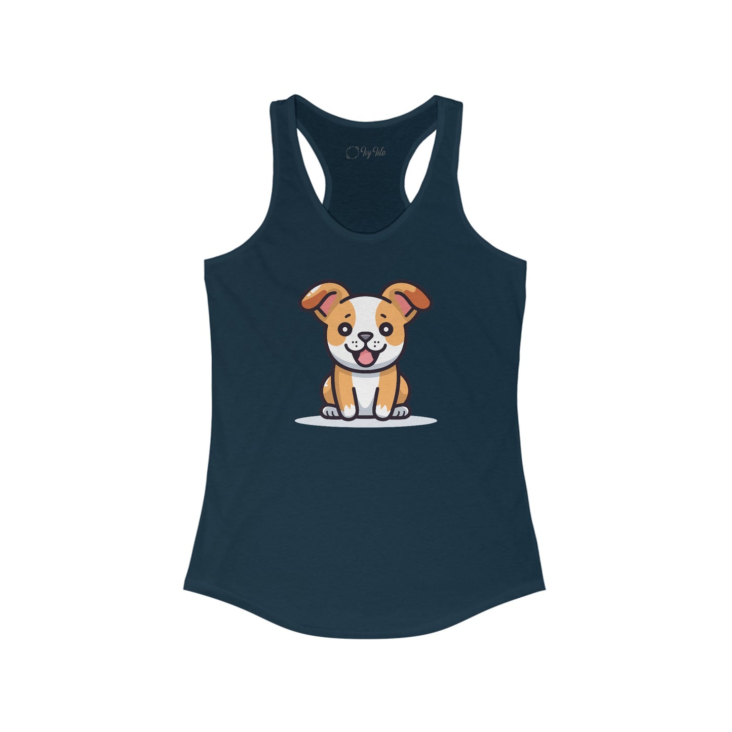 Cute Dog Racerback Tank