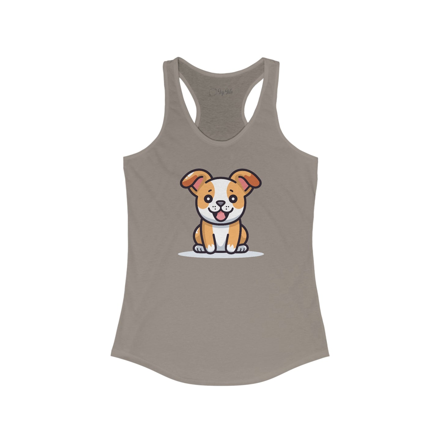 Cute Dog Racerback Tank
