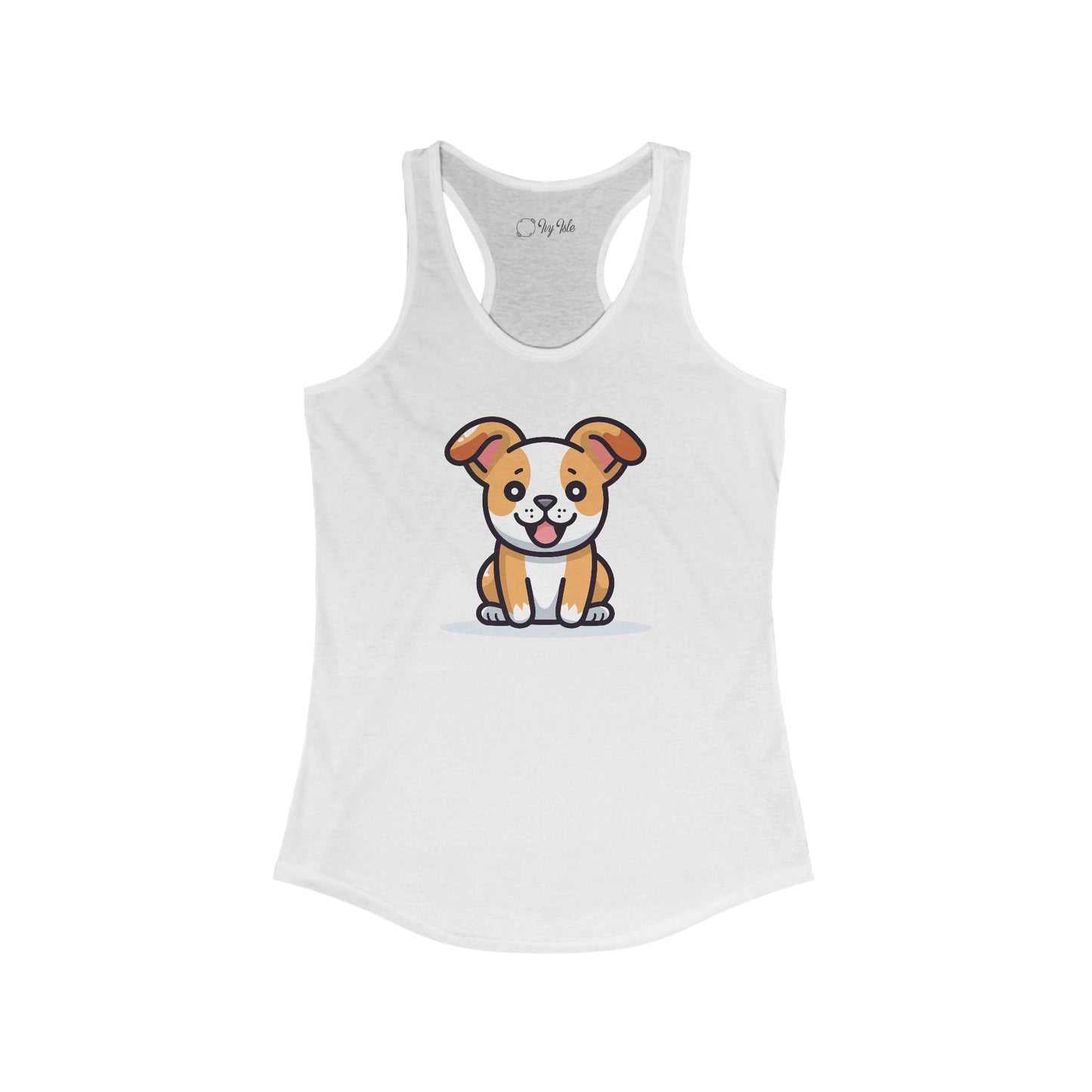 Cute Dog Racerback Tank