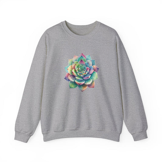 Colorful Succulent Sweatshirt
