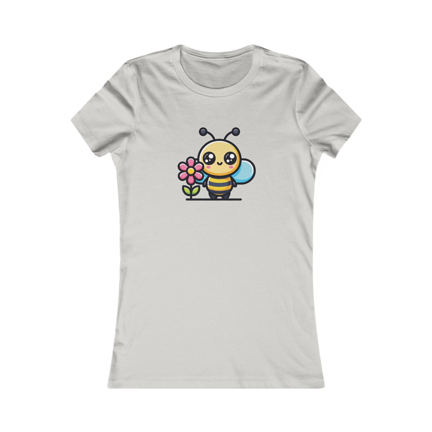 Cute Bee Fitted Tee