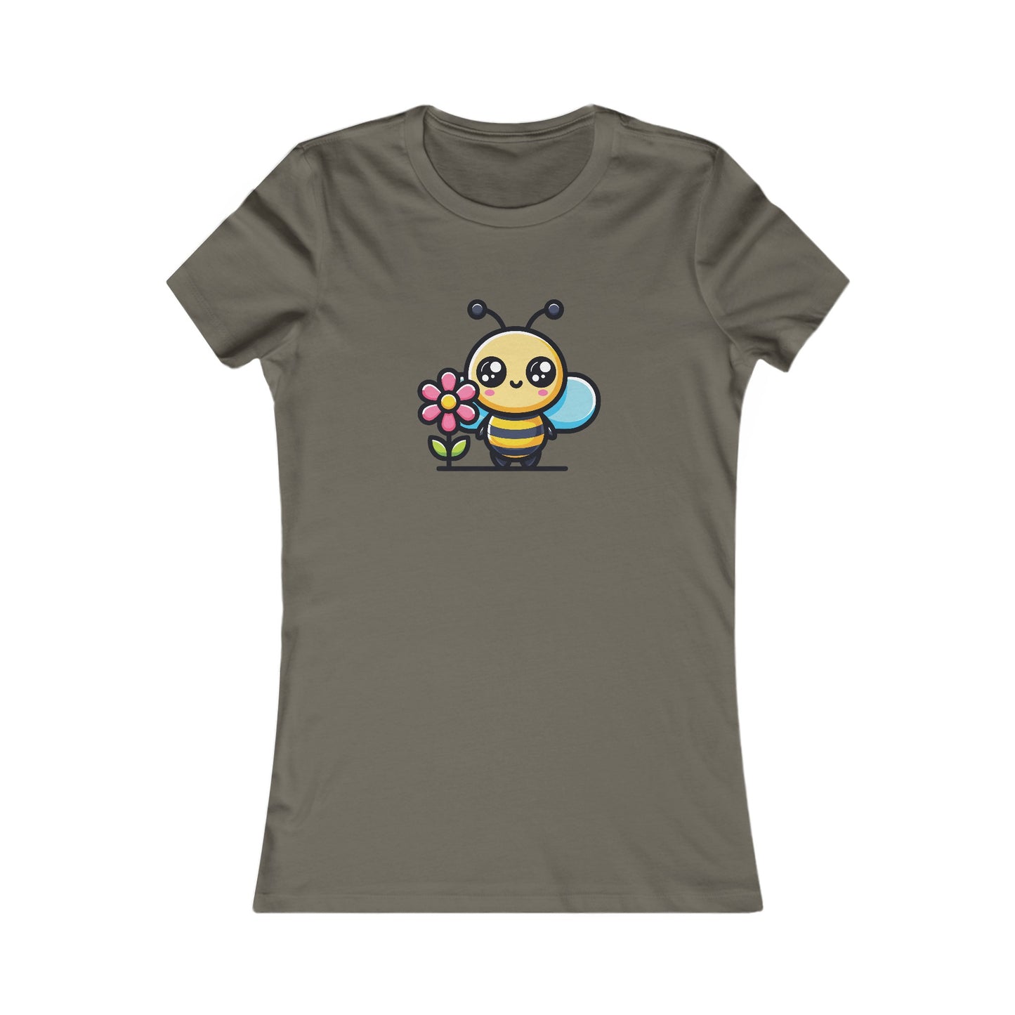 Cute Bee Fitted Tee
