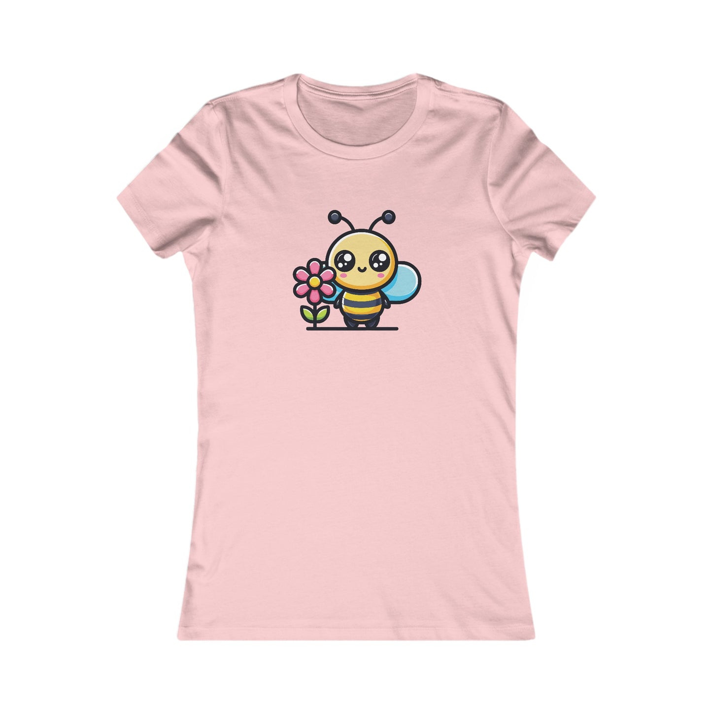 Cute Bee Fitted Tee
