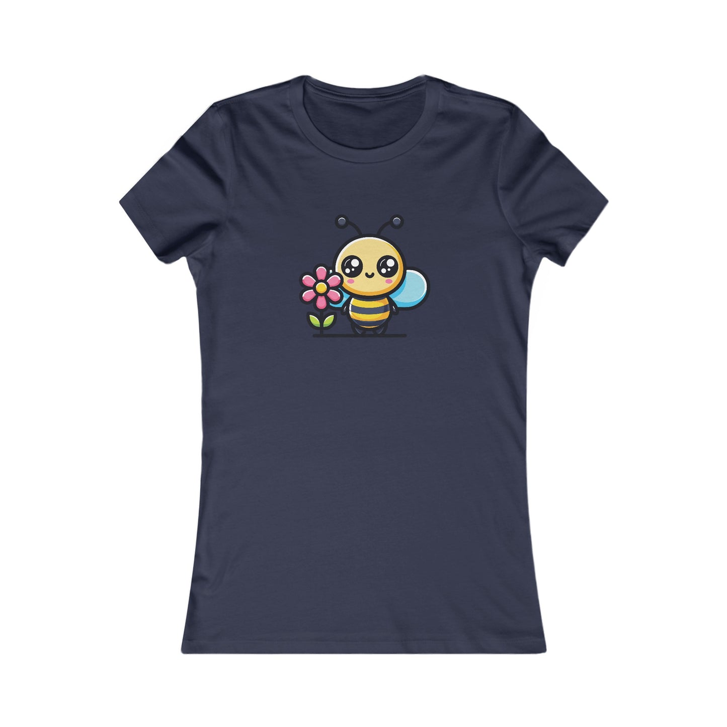 Cute Bee Fitted Tee