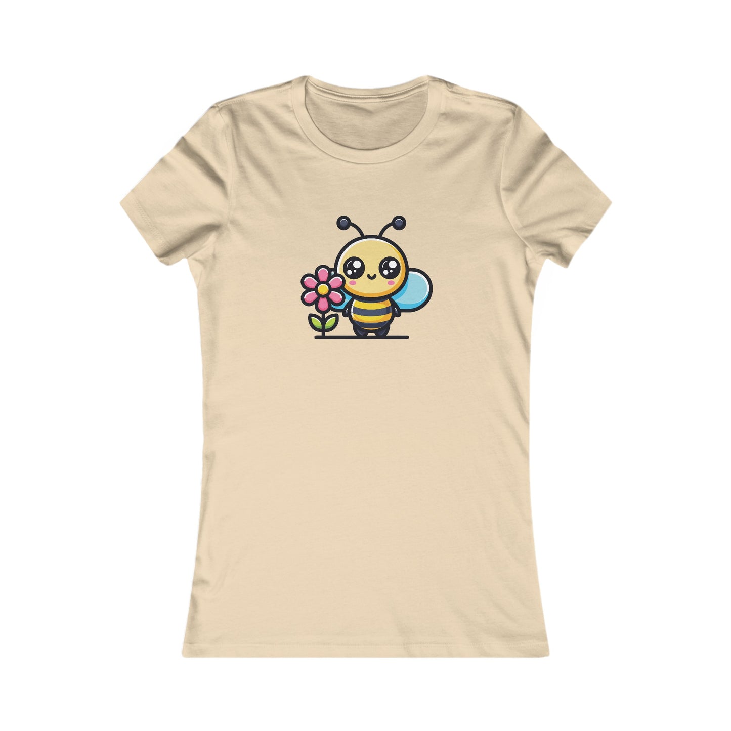 Cute Bee Fitted Tee