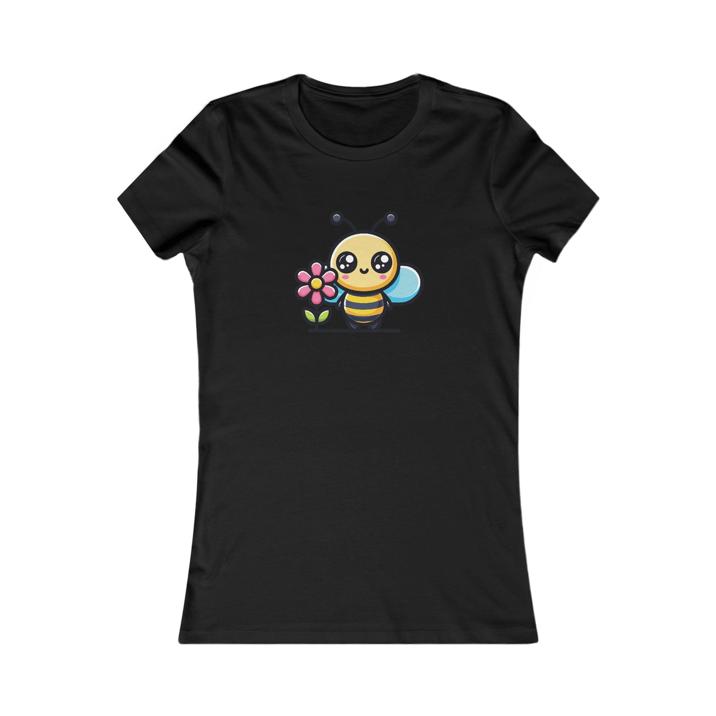 Cute Bee Fitted Tee