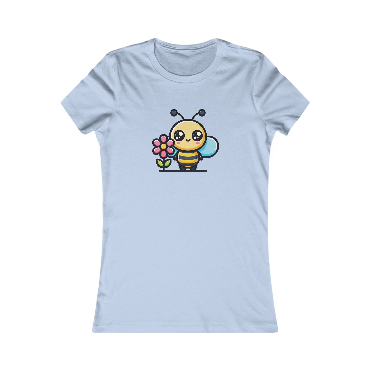 Cute Bee Fitted Tee