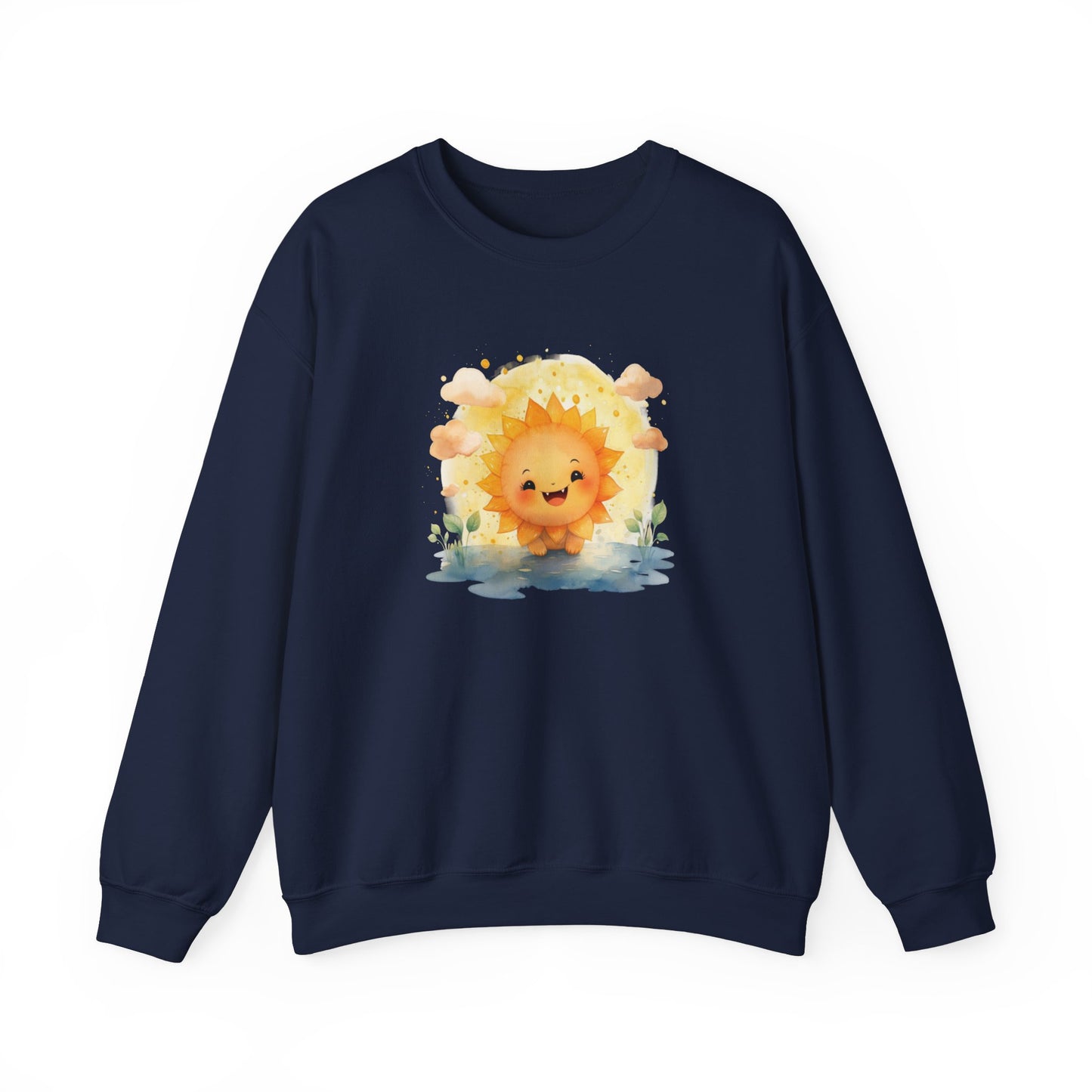 Cute Watercolor Sun Sweatshirt