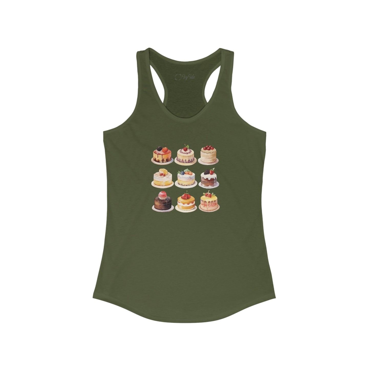 Cake Set Racerback Tank