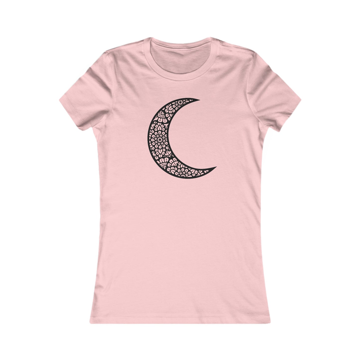 Mandala Moon Fitted Tee