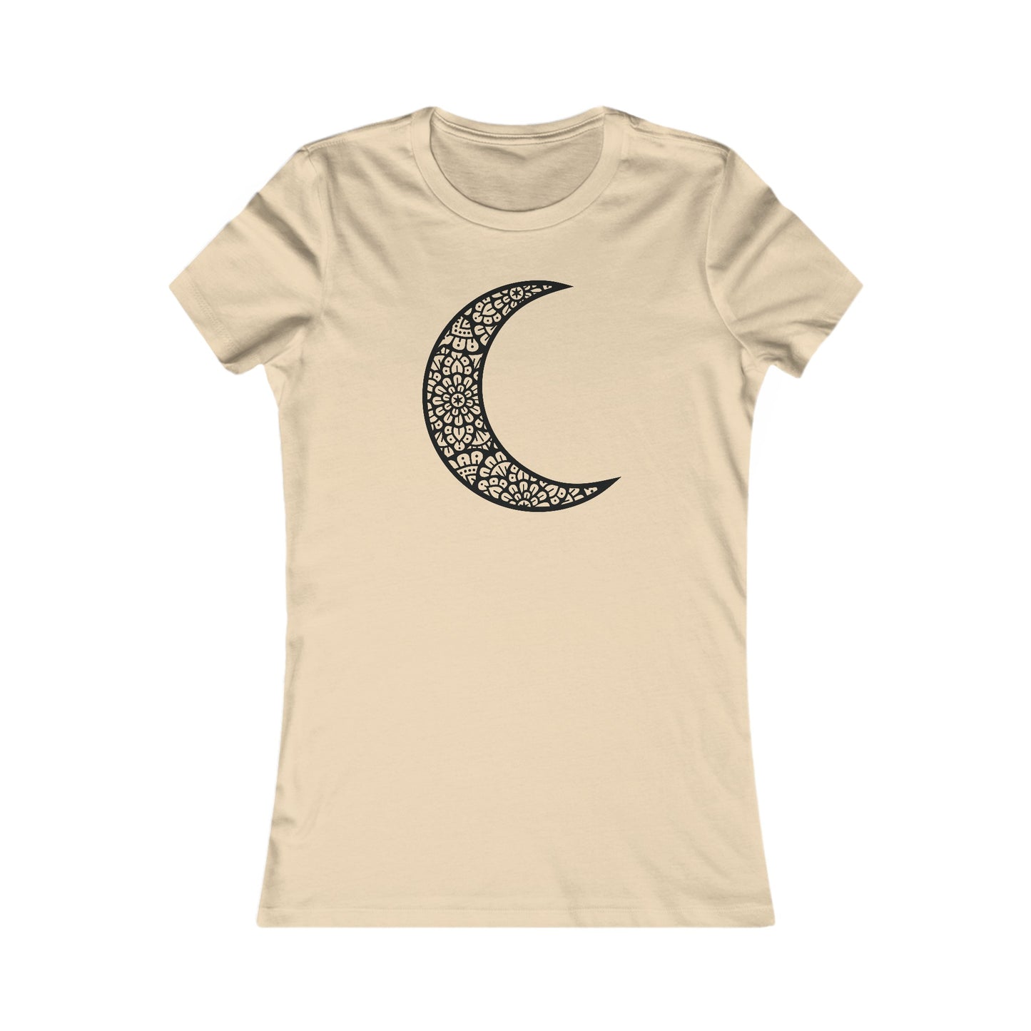 Mandala Moon Fitted Tee