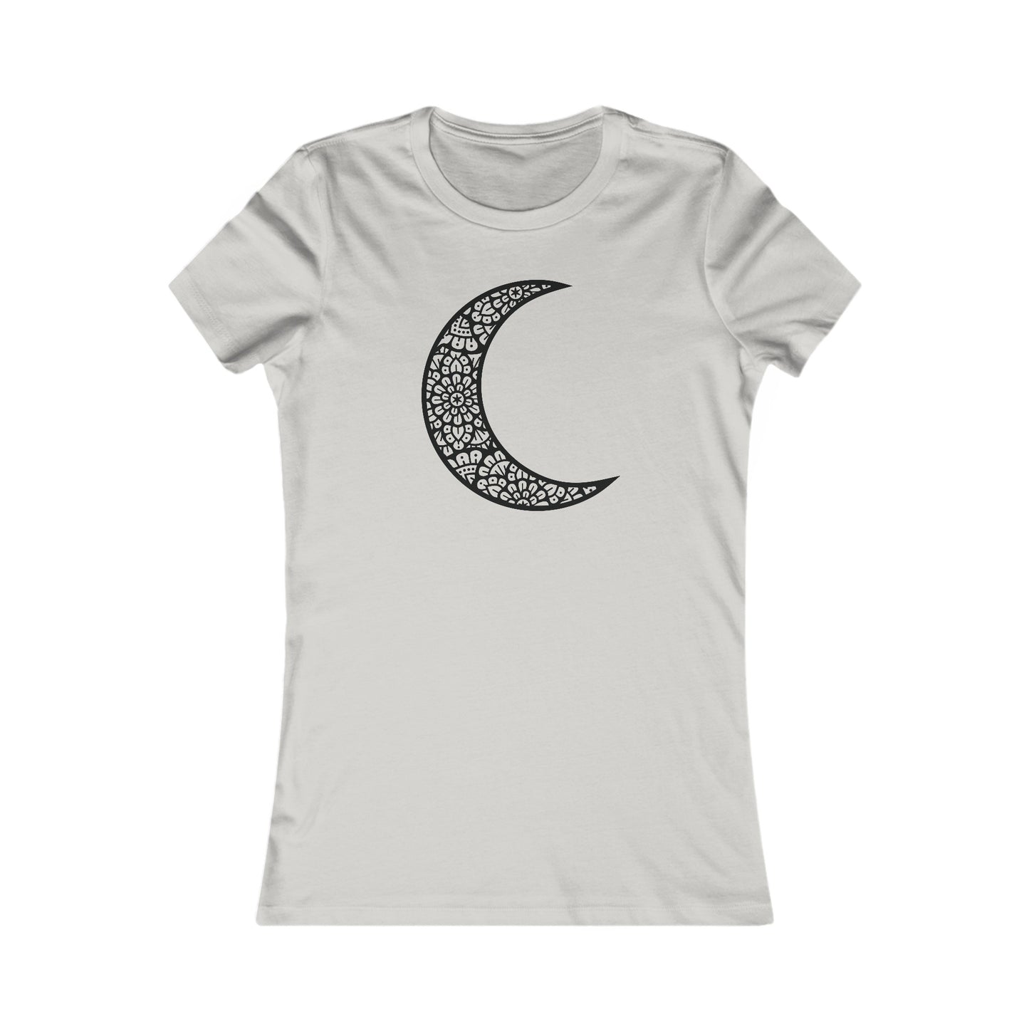 Mandala Moon Fitted Tee