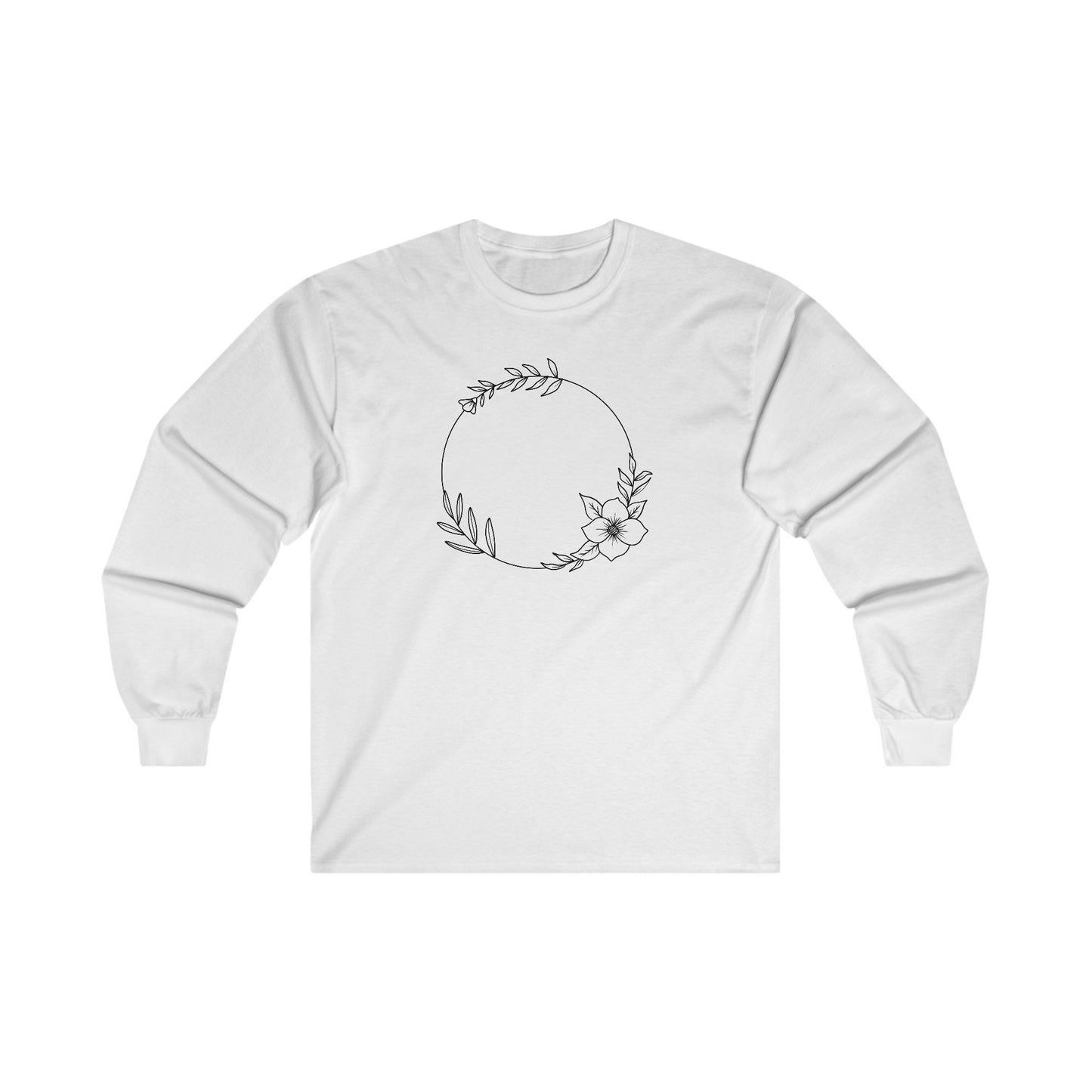 Floral Circle Long Sleeve Tee