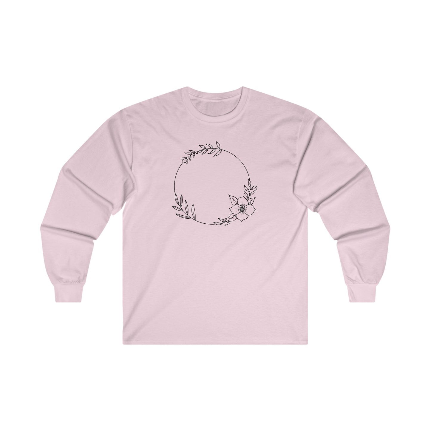 Floral Circle Long Sleeve Tee