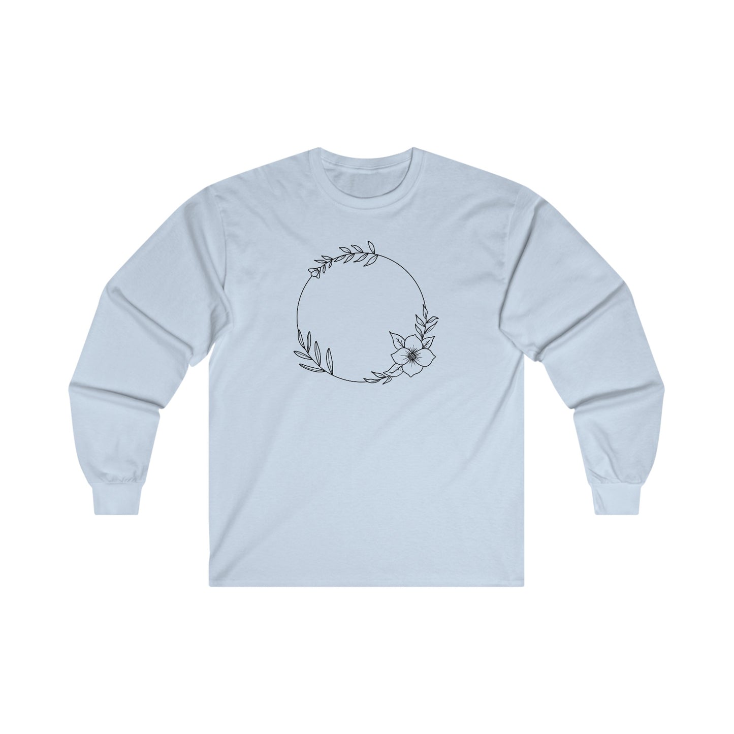 Floral Circle Long Sleeve Tee
