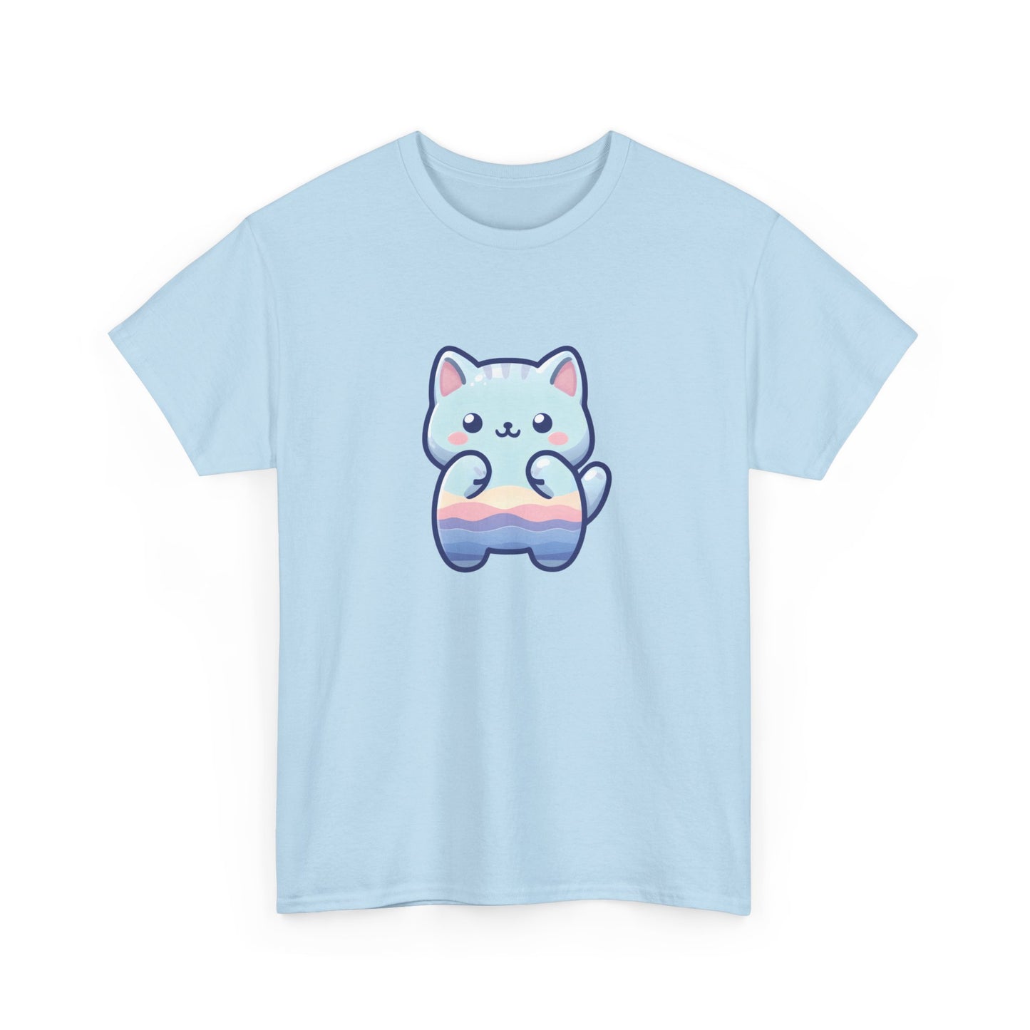 Blue Cat Short Sleeve Tee