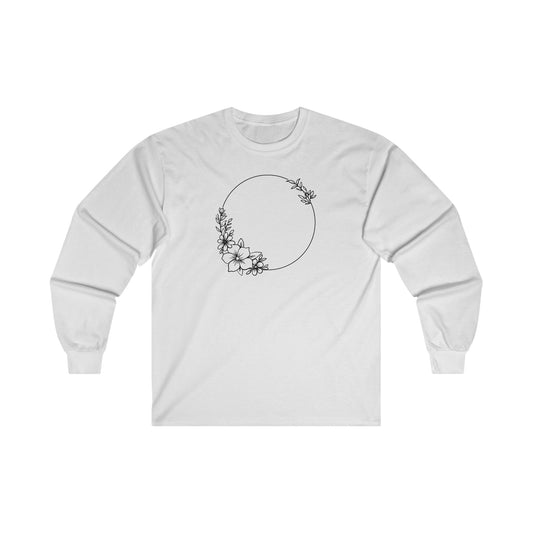 Flowers Circle Long Sleeve Tee