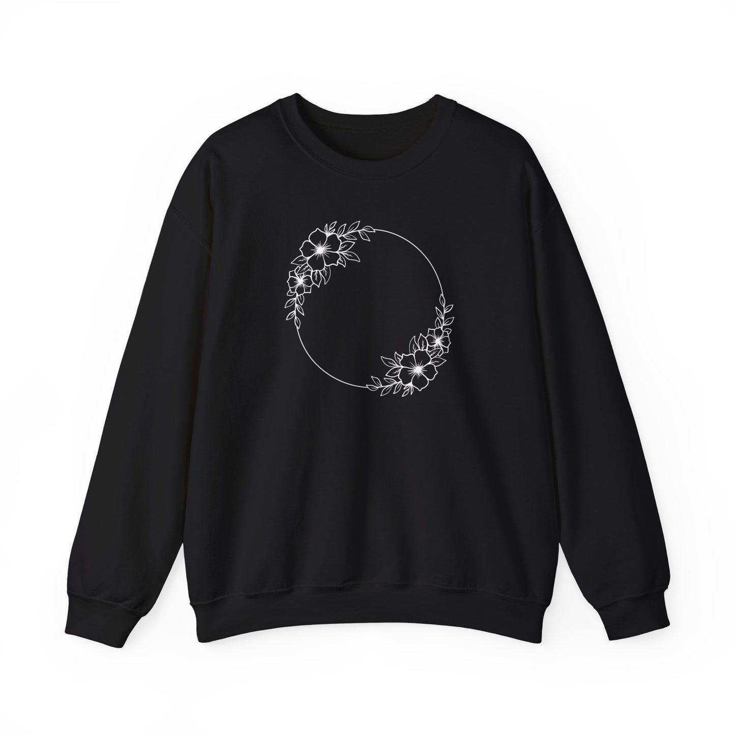 Double Large Flower Circle Sweatshirt