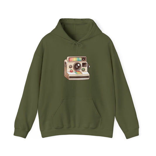 Vintage Polaroid Hooded Sweatshirt