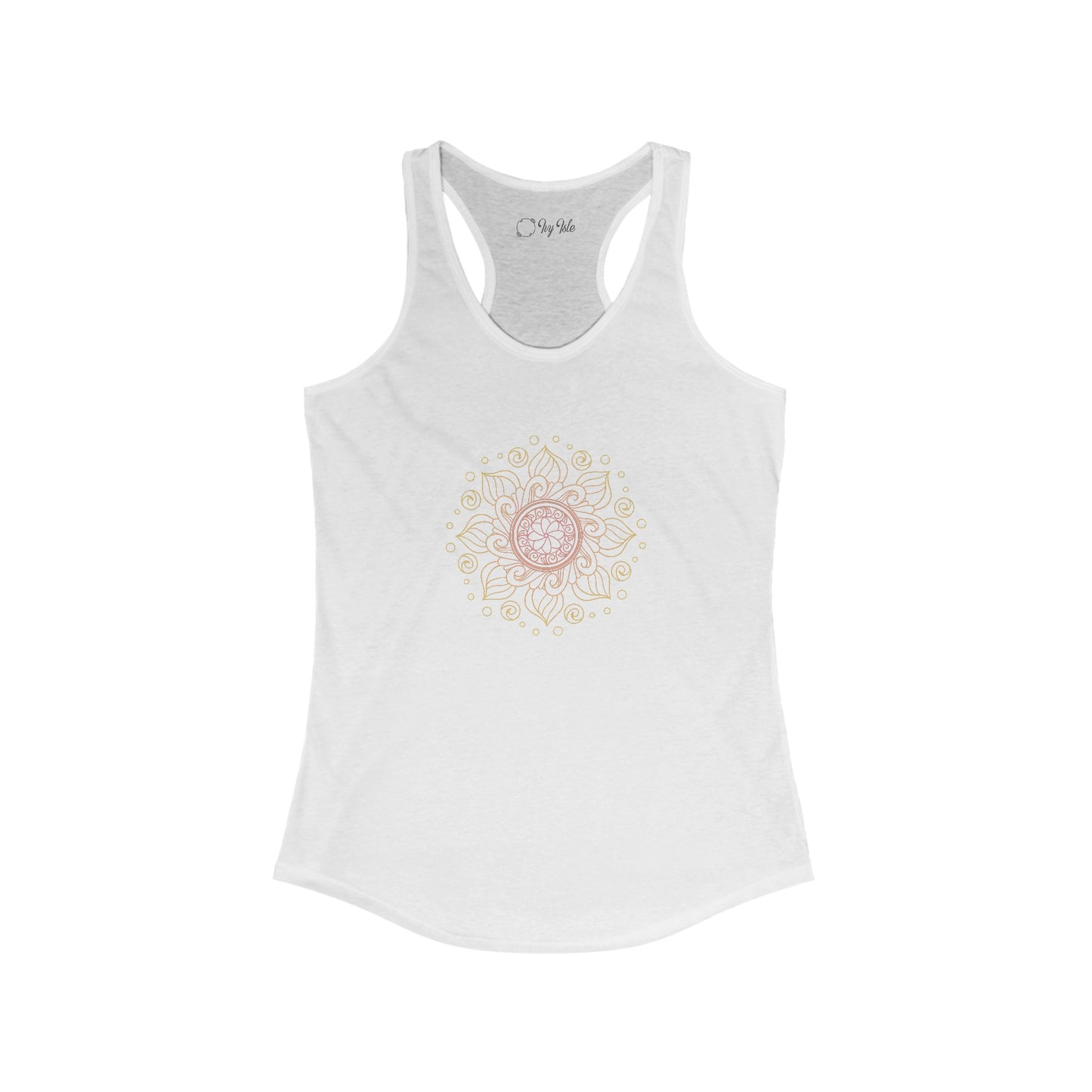 Colorful Mandala Racerback Tank (028)