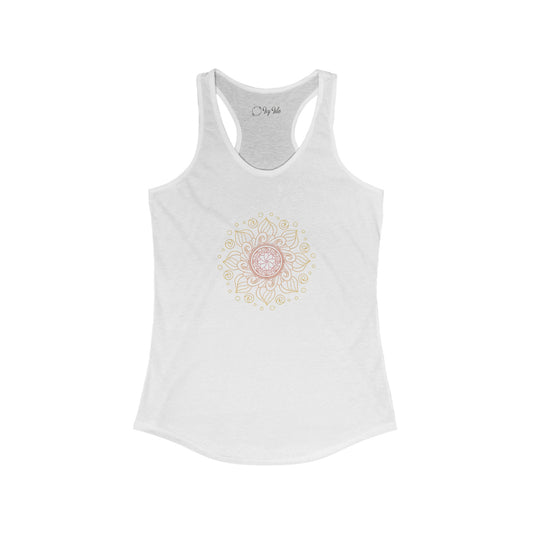 Colorful Mandala Racerback Tank (028)