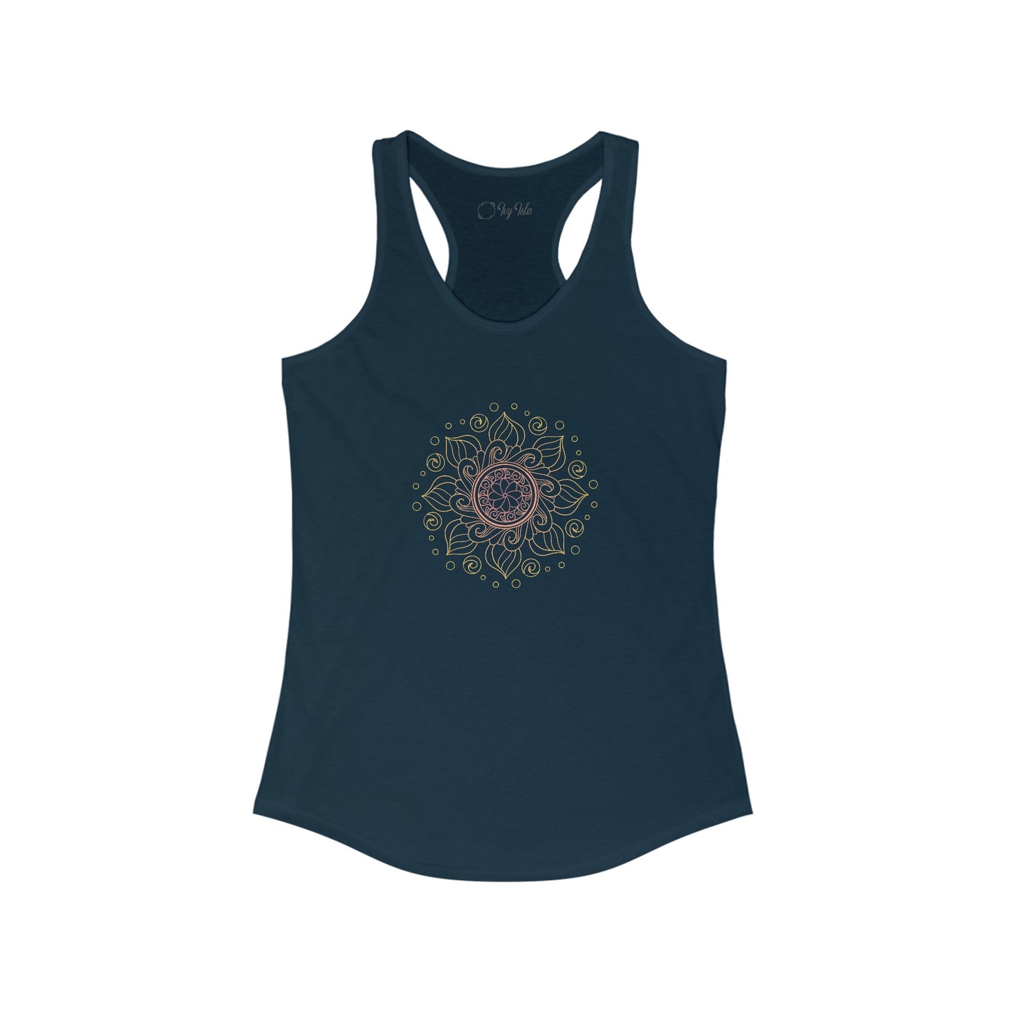 Colorful Mandala Racerback Tank (028)