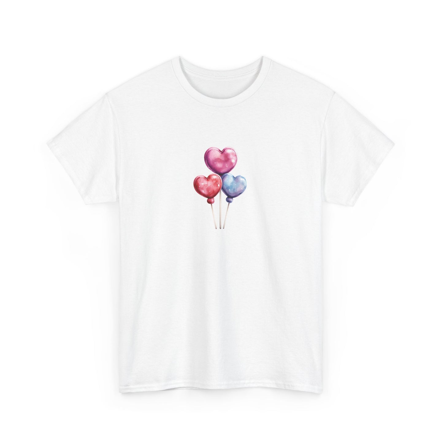 Heart Balloons Short Sleeve Tee