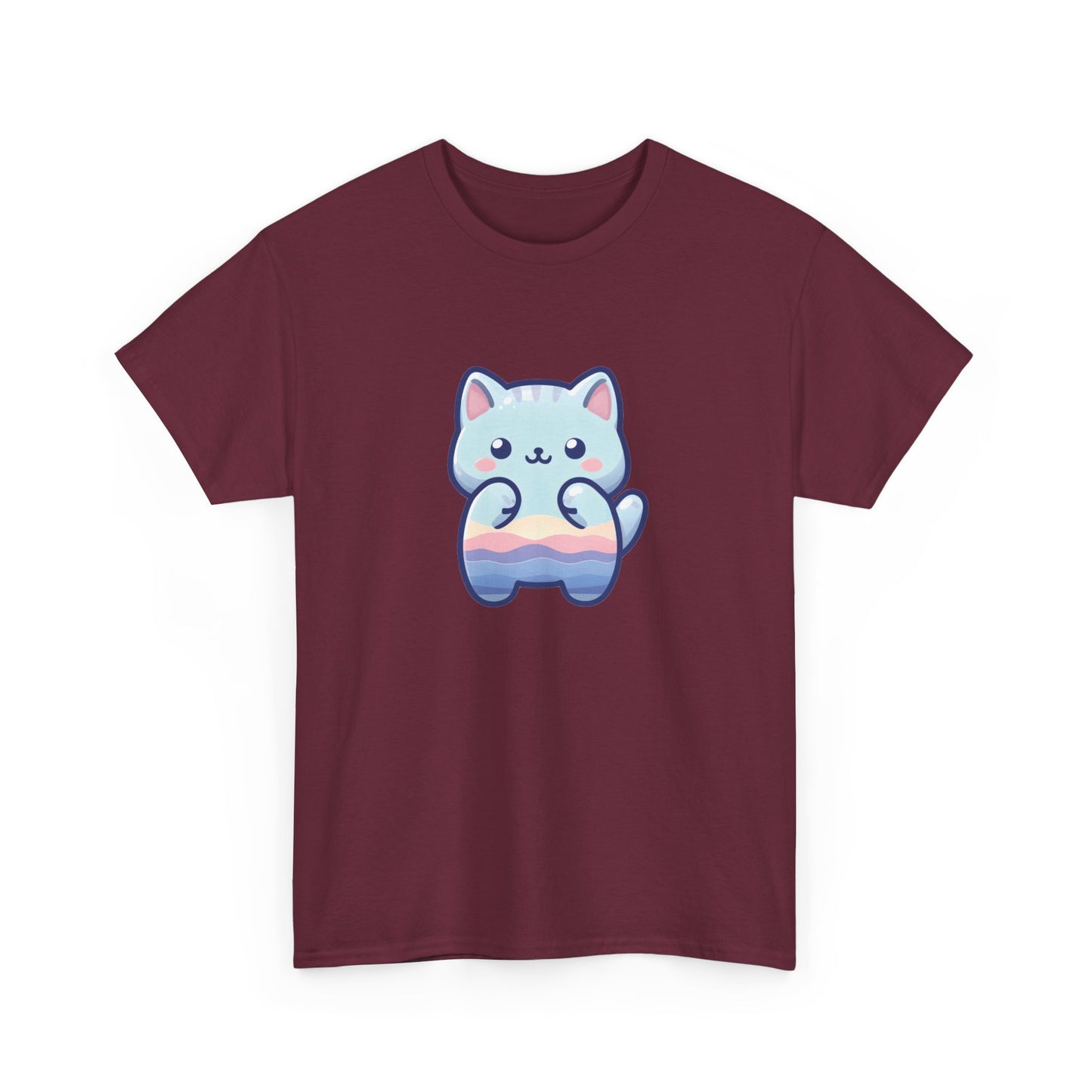 Blue Cat Short Sleeve Tee