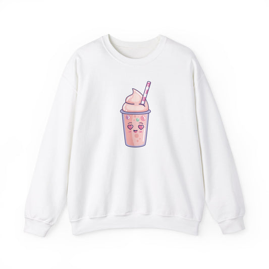 Cute Pink Milkshake Sweatshirt