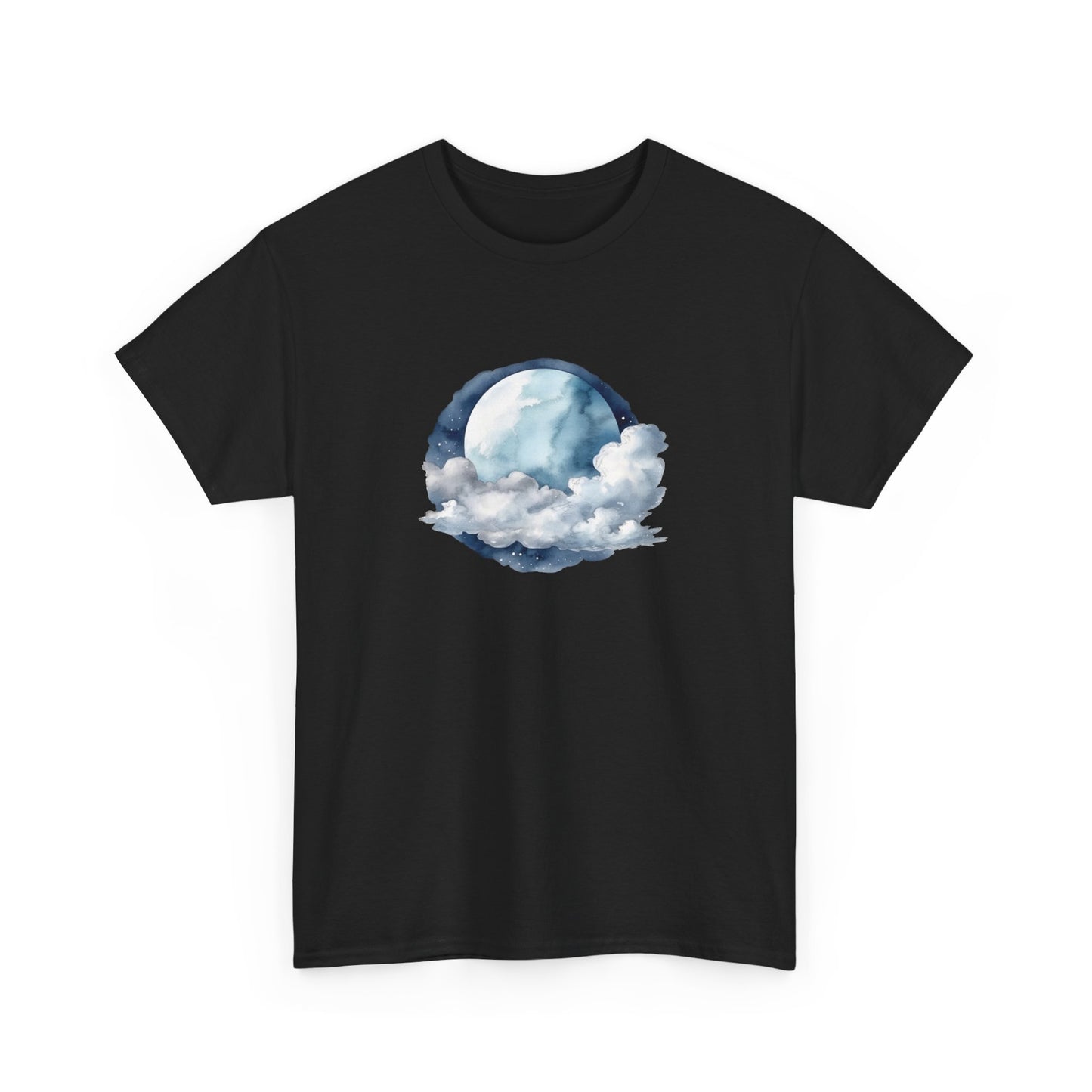 Moon and Clouds Short Sleeve Tee